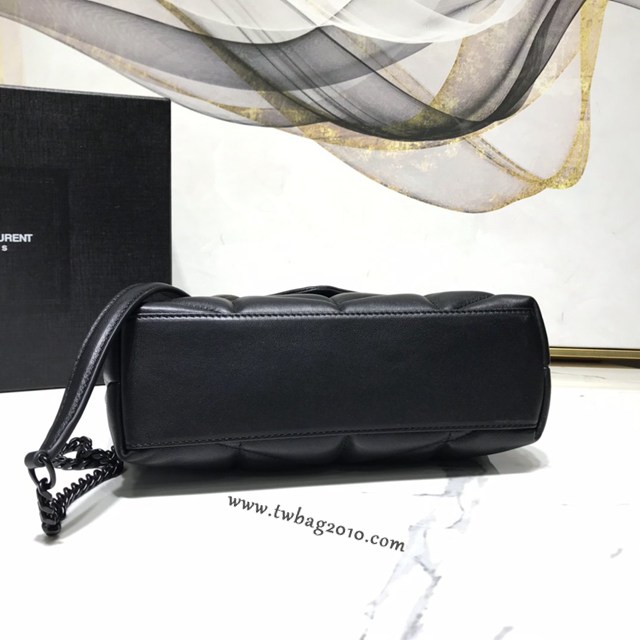 YSL专柜款女包 聖羅蘭經典款絎縫小羊皮迷你號郵差包 YSL肩背斜挎包 602333  jjh1130